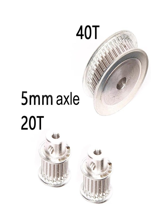 MOSHNOLY Aluminum Belt Drive System for Center Differential for for Arrma 6S 1/7 Limitless V2, Pulley 5MM Transmission Belt Kit Upgrade,Modular Drive Train Belt Speed Run Spur Gear Input Replace Part RC Scale - Image 4
